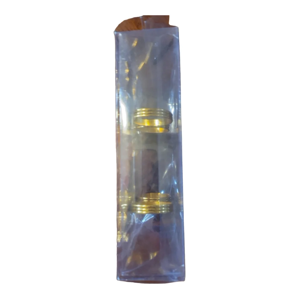 Set Of 4 At Home  Napkin Ring Holders Gold/Brass Colored Christmas Tree Heavy